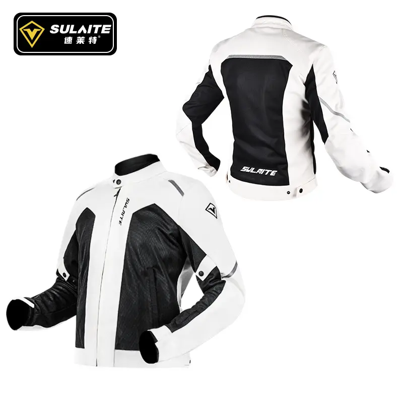 Summer Breathable Motorcycle Jacket Anti Drop Wear-resistant Men's Motorcycle Riding Jacket Reflective Mesh Motorbike Jacket