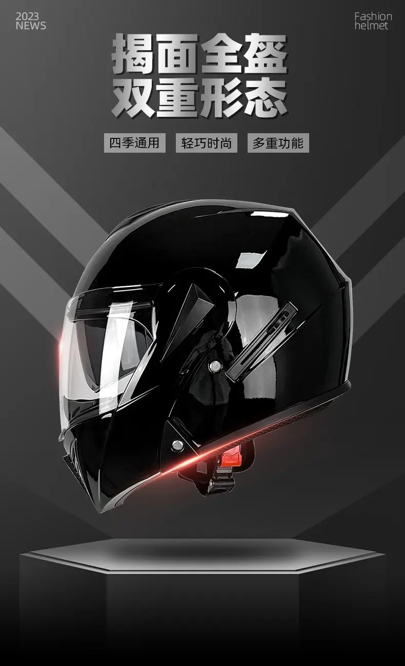 Full Face Helmet Motorcycle Flip Up Open Face Capacete Modular Helmet Racing Casco Moto Helmet Motocross Riding Motorsiklet Kask