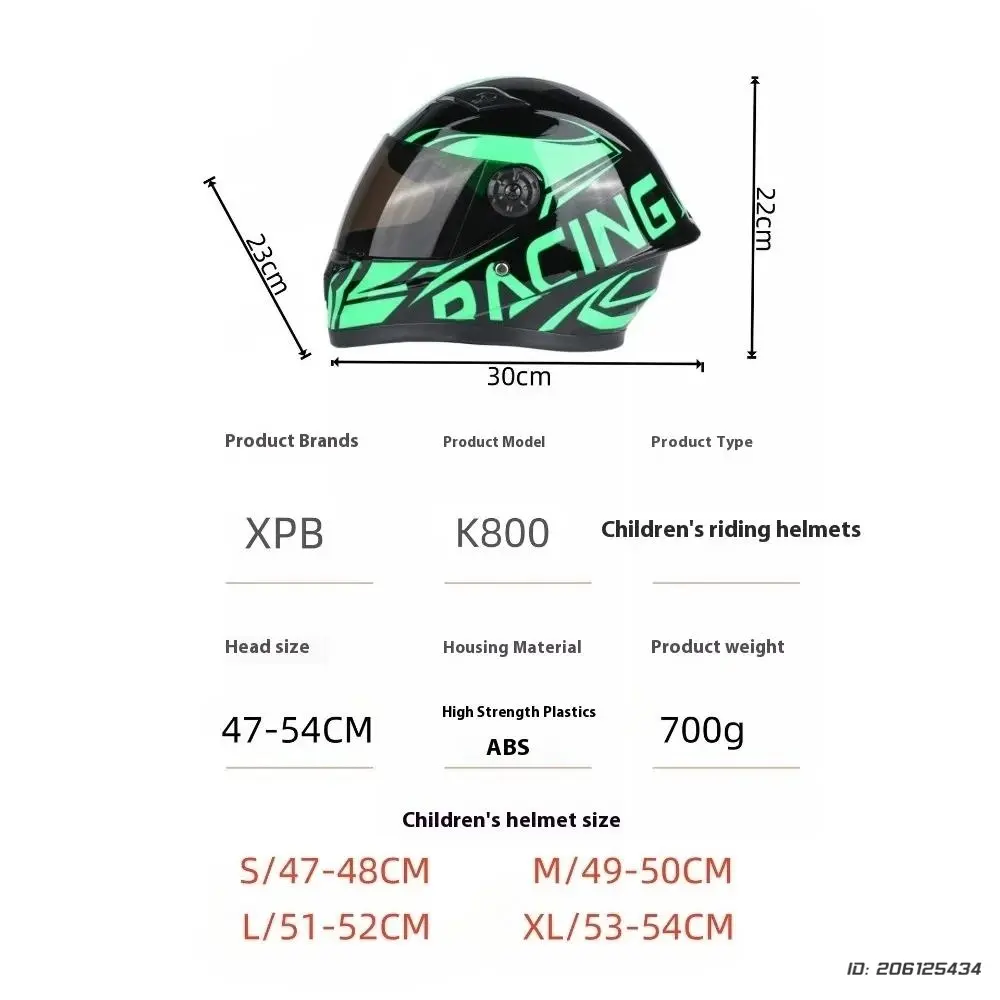 Kids Riding Motorbike Helmet Children Helmets Safety Kid Full Face Four Seasons Outdoor Full Face Motorcycle Street Bike Helmet
