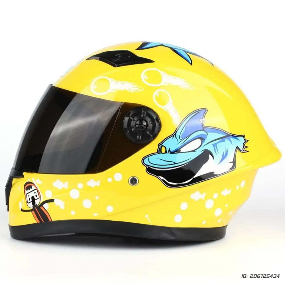 Kids Riding Motorbike Helmet Children Helmets Safety Kid Full Face Four Seasons Outdoor Full Face Motorcycle Street Bike Helmet