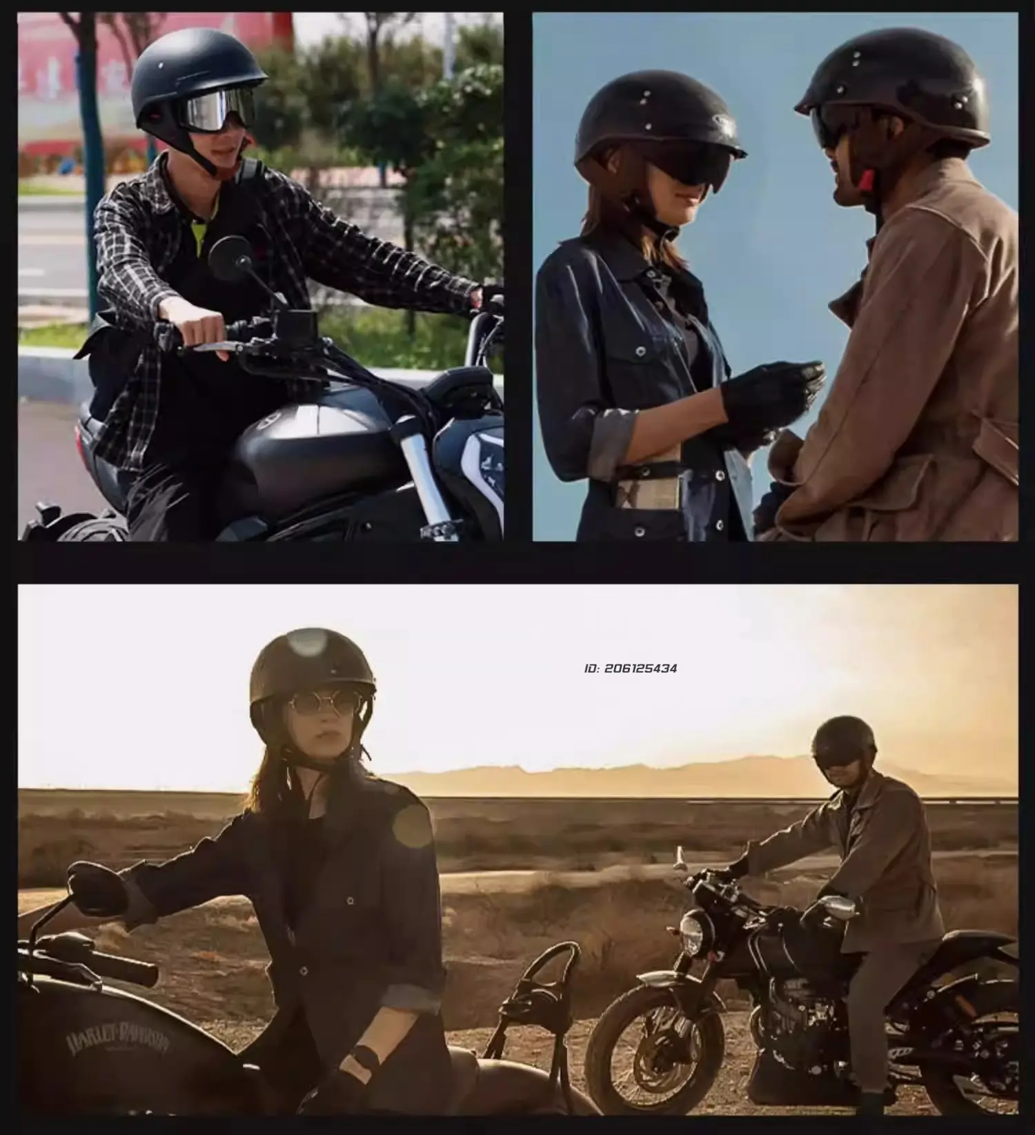 Motorbike Half Helmet Motorcycle Open Face Casco Moto Helmets Motorbike Baseball Cap Half Helmet Anti Drop Motor Scooter Helmet